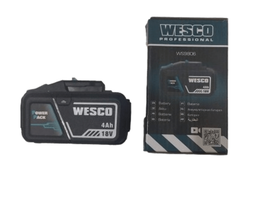 Bateria de Lithium-ION 18V 4.0 Ah Tipo C WS9806 WESCO