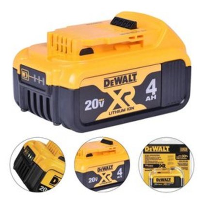 Bateria de Lítio 20V XR MAX 4,0 Ah DCB204-B3 DEWALT