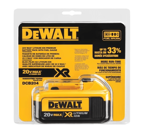 Bateria de Lítio 20V XR MAX 4,0 Ah DCB204-B3 DEWALT