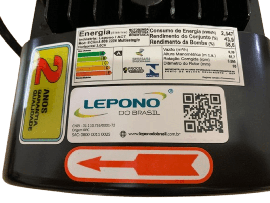 Lavadora Multiestágios e Mangueira Para Sala de Ordenha LEPONO
