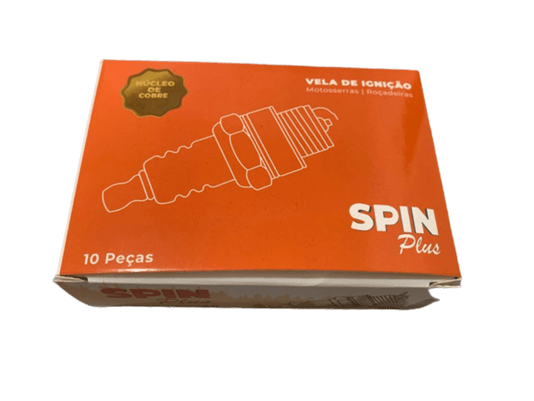 Caixa de Vela (10Un) Para Motores 2 Tempos Spin