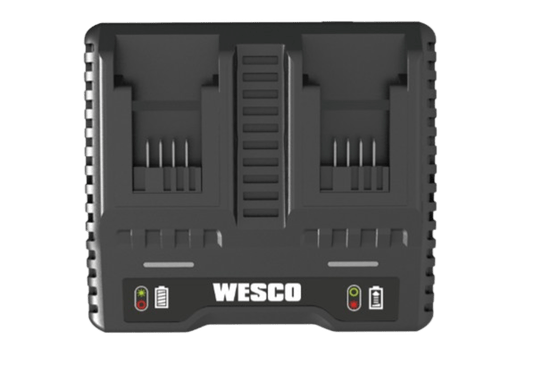 Carregador de Baterias Duplo 18V WS9919 WESCO