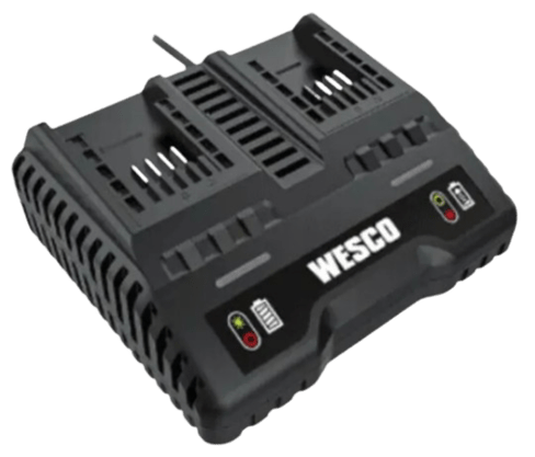 Carregador de Baterias Duplo 18V WS9919 WESCO