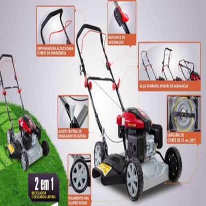 Cortador de Grama Gas. LR200H-65 2 em 1 6,5HP KAWASHIMA