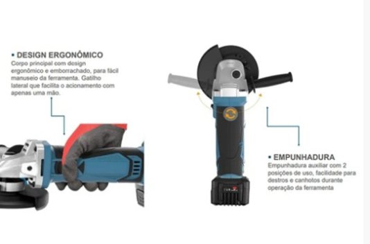 Esmerilhadeira Angular a Bateria WS2901.9 WESCO