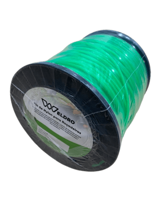 Fio de Nylon Bobina Roçadeiras 3,00mm Redondo Verde Weldro