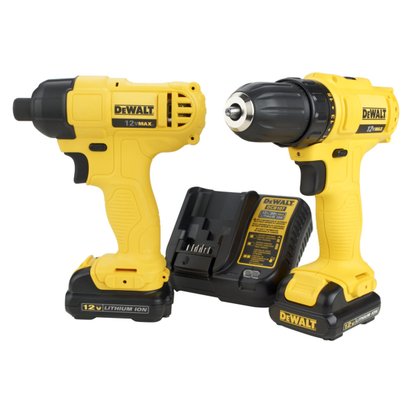 Kit Parafusadeira Furadeira 3/8″+Paraf. Impacto 1/4′ DEWALT