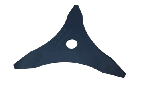 Lâmina Faca 3 Pontas 255mm Roçadeiras Multimarcas