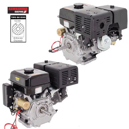 Motor Estacionário Gas. 13HP GE1300-BE Kawashima