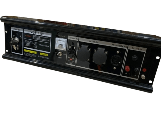 Painel Completo Chaves Ignição Gerador Vulcan VGE8100