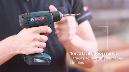 Parafusadeira e Furadeira a Bateria GSR 1000 Smart BOSCH