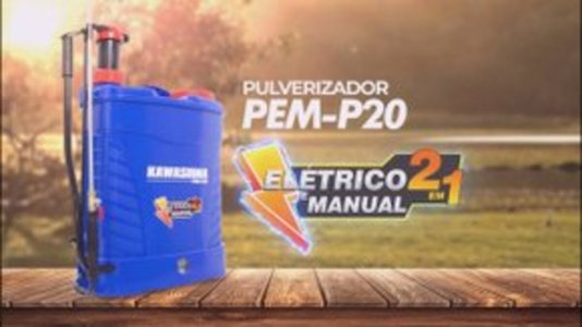 Pulverizador PEM P20 Bateria e Manual 20L KAWASHIMA
