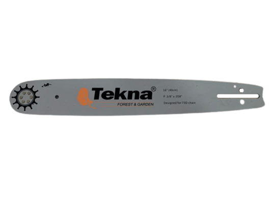Sabre e Corrente 29 Dentes 3/8 Para Motosserras Tekna CS53 58