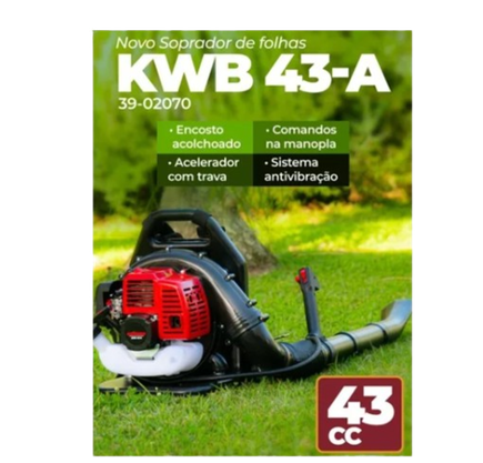 Soprador de Folhas Costal KWB43A KAWASHIMA
