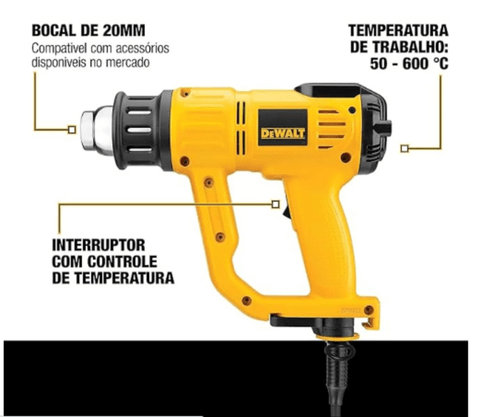 Soprador Térmico Digital 220V D26414 DEWALT