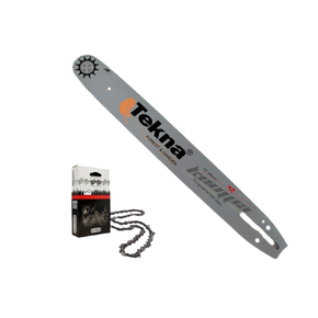Sabre e Corrente 28 Dentes 3/8 Para Motosserra Tekna CS41 42S