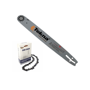 Sabre e Corrente 32 Dentes 3/8 Para Motosserras Tekna Cs53 58