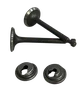 Kit Válvula de Exaustão Admissão Motor Gasolina Motomil