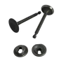 Kit Válvula de Exaustão Admissão Motor Gasolina Motomil